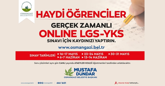 Online Sinava Rekor Katilim