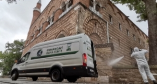 Osmsmangazi'de camiler temizlendi