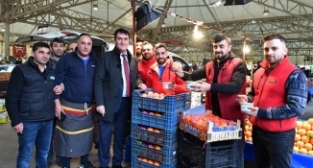 Vatandaş bağrına bastı