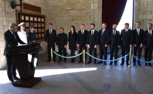 GESİAD'dan Anıtkabir'e ziyaret