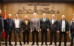 İMSİFED heyeti İnegöl’de temaslarda bulundu