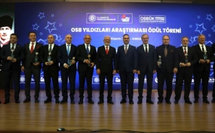 OSB Yıldızları ödül töreninde Bursa OSB firmalarına ödül yağdı