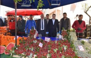 Pazar yerlerinde Korona önlemi