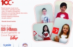 Yeşim’de dijital 23 Nisan coşkusu