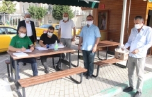 Taksiler ve duraklarda  dezenfeksiyon tam gaz