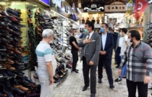 Tarihi çarşıya Osmangazi eli