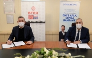 BTSO, Halk Bankası ile protokol imzaladı