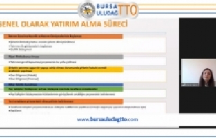 Bursa Uludağ TTO, eğitimlere devam ediyor