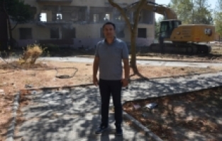 Akyükselen İnşaat, yeni proje için yıkıma başladı