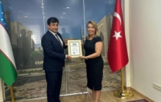 Özbekistan’dan TEKSİDER’e “Onur Belgesi”