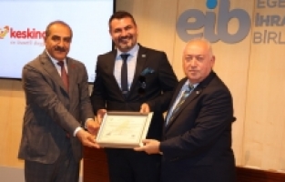 Keskinoğlu, İhracatın Yıldızları’nda parlamaya devam ediyor