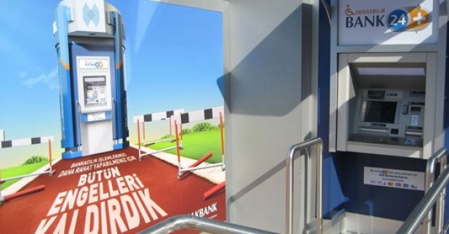 Halkbank, engellilere özel ATM sayısını 40'a çıkardı